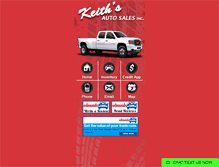 Tablet Screenshot of keithsautosales.com